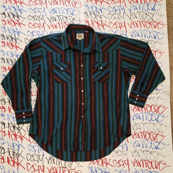 Ely Cattleman Other - Vintage Ely Cattleman Western Button Down 2XL
